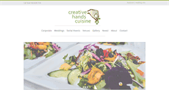 Desktop Screenshot of creativehandscuisine.com